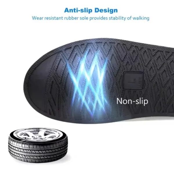Professional Rain Shoe Cover Long Shoe Rain Cover Rain Boot Covers Waterproof Reusable Motorcycle Cycling Bike Knee Boots Shoes Cover - Image 3