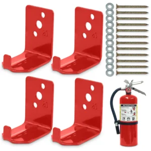 ABC Fire Extinguisher Wall bracket - Steel Red