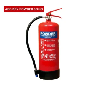 Fire Extinguisher ABC Dry Chemical Powder 03 KG-Red