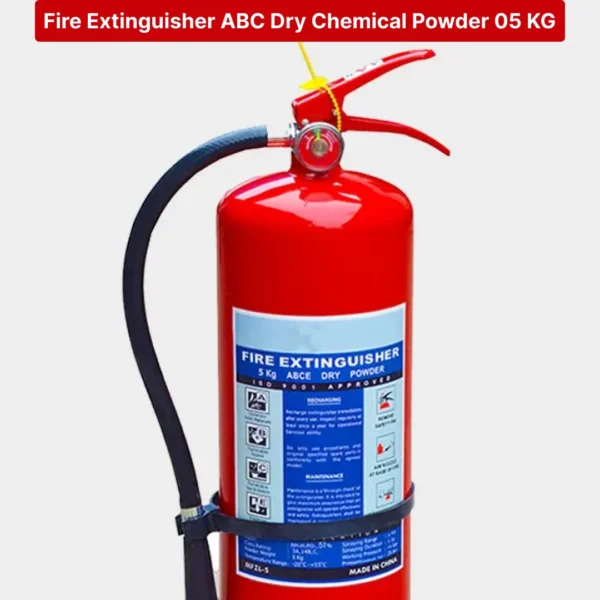 Fire Extinguisher ABC Dry Chemical Powder 05 KG-Red