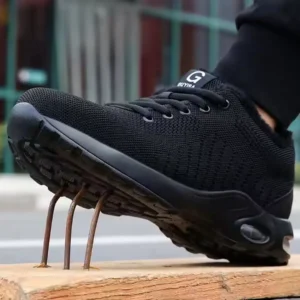 GUYISA Steel Toe security Sneakers Men Women Safety Shoes Lightweight Slip Resistant Puncture Proof Industrial Footwear