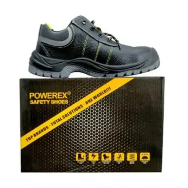 PowerEX Super Safety Shoes with Steel toe and steel mid sloe for Construction work, Industrial work, Garments work and Motor cycle raiding. - Image 3