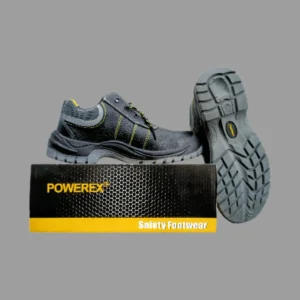 PowerEX Super Safety Shoes with Steel toe and steel mid sloe for Construction work, Industrial work, Garments work and Motor cycle raiding.