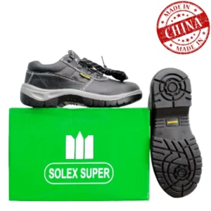 Solex Super Safety Shoe Best quality for Bikers, Construction & Industrial Work, Steel inside Sole & Steel Alloy cap in Toe for Heavy Safety & Slip Resistant Sole