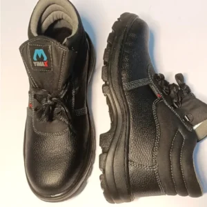 YiMAX Super Safety Shoe Best quality for Bikers, Construction & Industrial Work, Steel inside Sole & Steel Alloy cap in Toe for Heavy Safety & Slip Resistant Sole