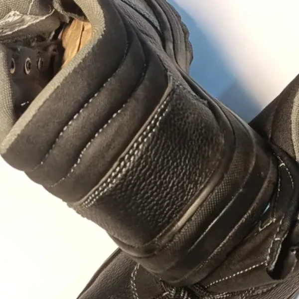 YiMAX Super Safety Shoe Best quality for Bikers, Construction & Industrial Work, Steel inside Sole & Steel Alloy cap in Toe for Heavy Safety & Slip Resistant Sole - Image 2