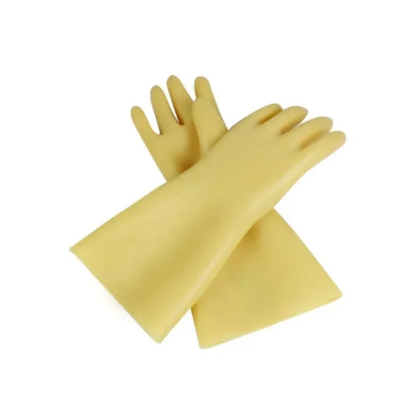33 KV Electrical Insulated Rubber Seamless Hand Gloves - Image 4