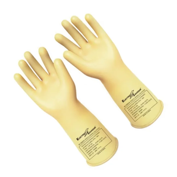 33 KV Electrical Insulated Rubber Seamless Hand Gloves - Image 3