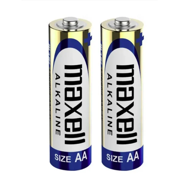 Maxell Alkaline Batteries, AAA/AA, 1.5 Volt (Pack of 2 Pieces) NON-RECHARGEABLE BATTERIES - 6 volt battery