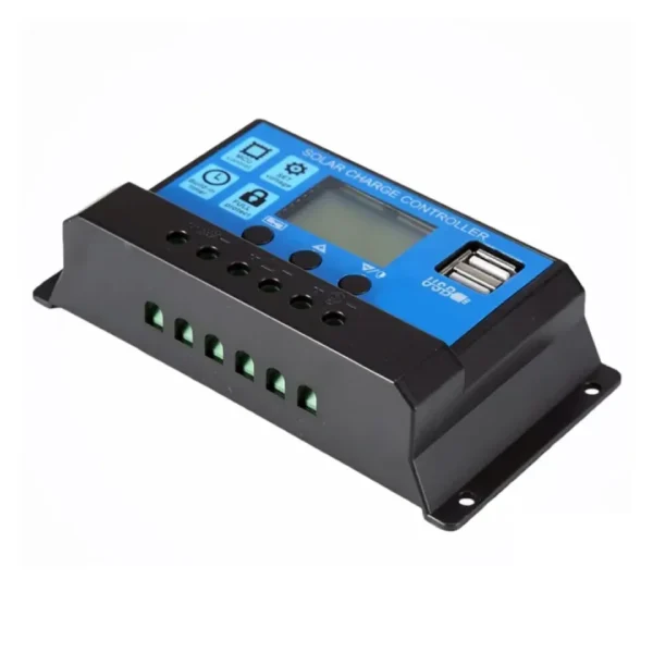 Digital Solar Charge Controller 20A 12V Battery for 20-200W Solar Panel - Image 3