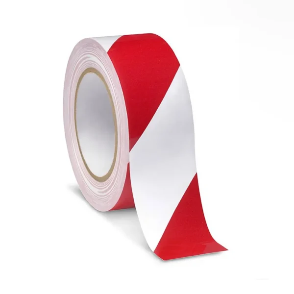 Floor Marking Tape (Red & White-Honeycomb)