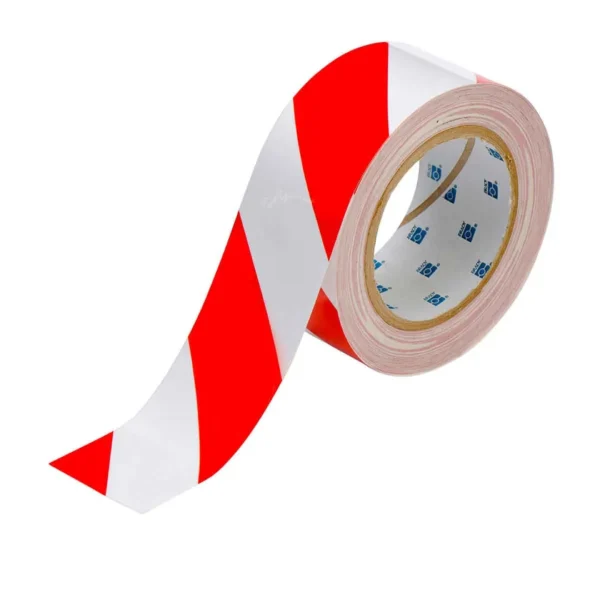 Floor Marking Tape (Red & White-Honeycomb) - Image 3