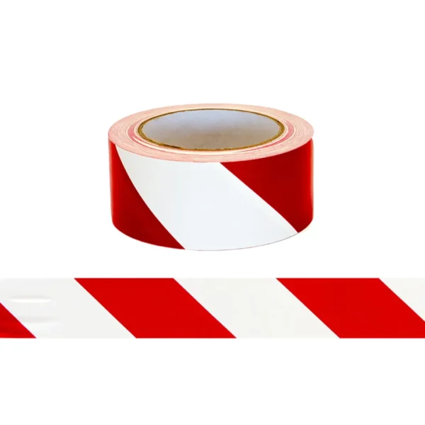 Floor Marking Tape (Red & White-Honeycomb) - Image 2