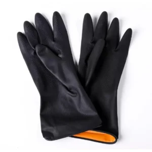 Industrial Rubber Hand Gloves Black (100g)